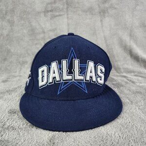 Mens Blue Dallas Cowboys NFL Authentic Era 59FIFTY Fitted Cap 5950 Hat 7 7/8